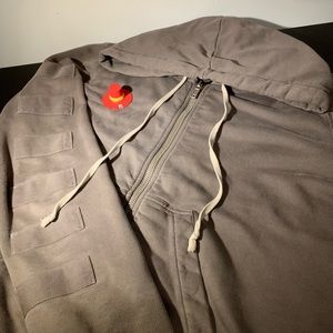 Rick Owens Zip-Up Hoodie